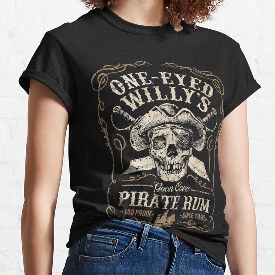 One Eyed Willy's Goon Cove Pirate Rum Classic T-Shirt