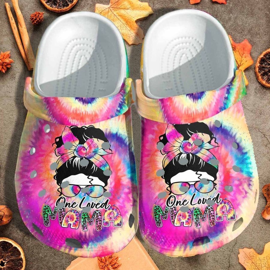 One Loved Mama Custom Crocs Shoes Clogs Birthday Gift For Women Girl Mom Daughter