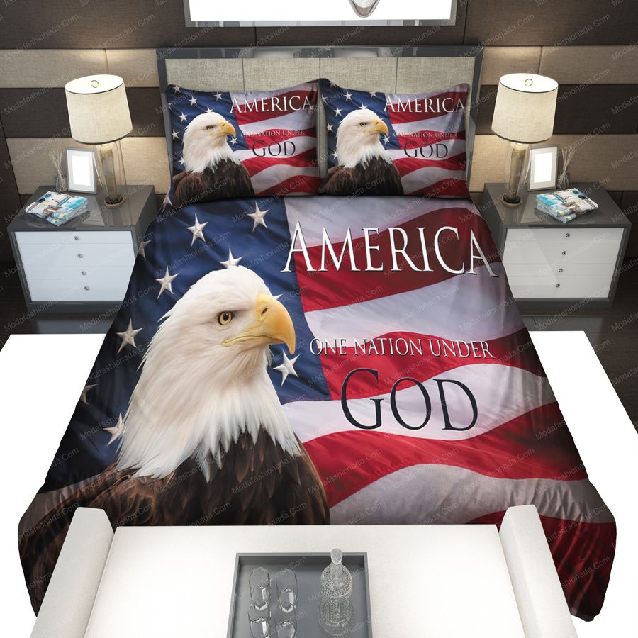 One Nation Under God American Eagle Bedding Sets