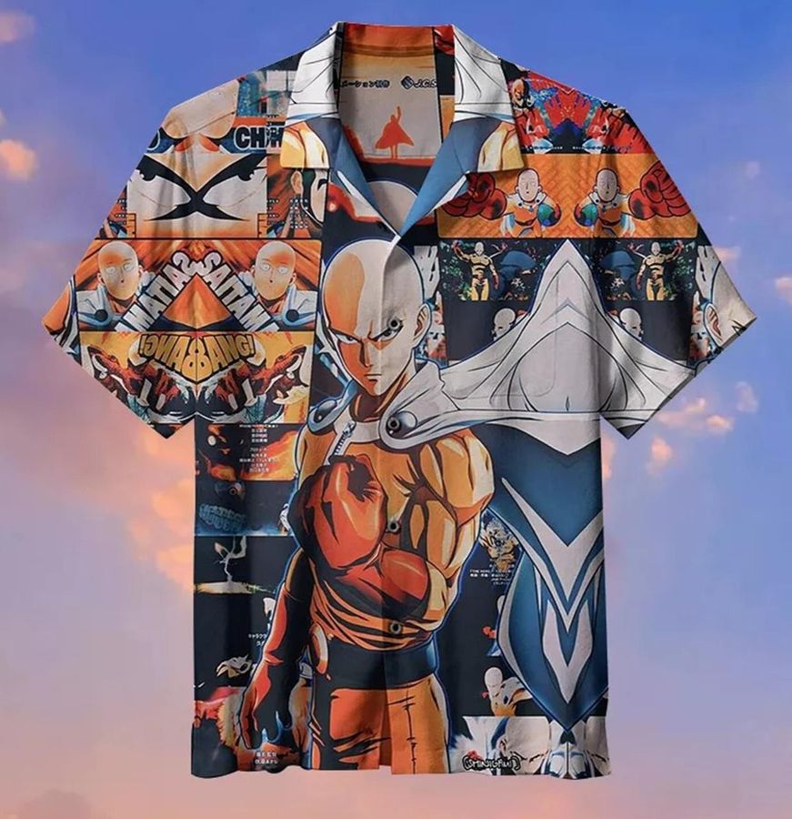 One Punch Man Hawaiian Shirt H3