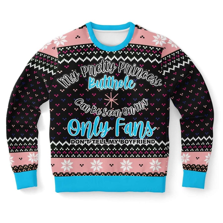 Onlyfans Princess Funny Ugly Christmas Sweater Ugly Sweater Christmas Sweaters