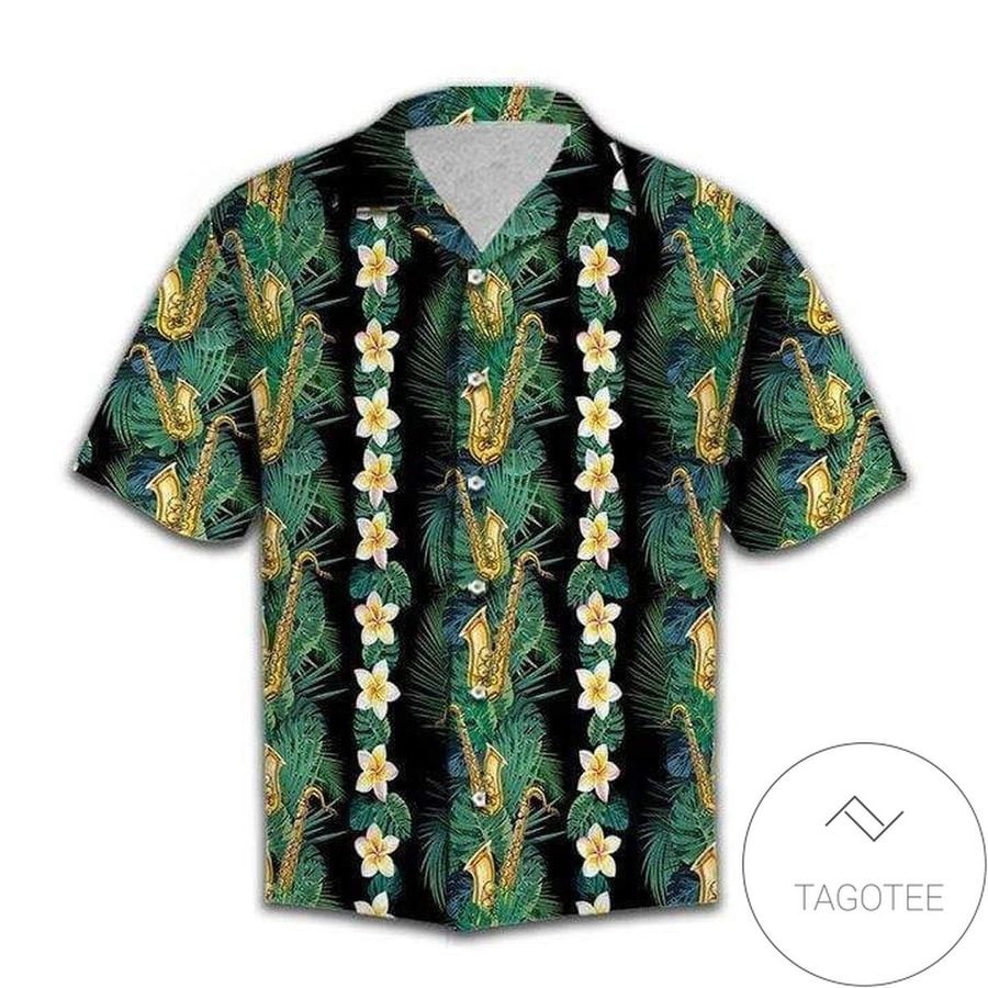 Order Amazing Saxophone Music Love Unisex Hawaiian Aloha Shirts Dh