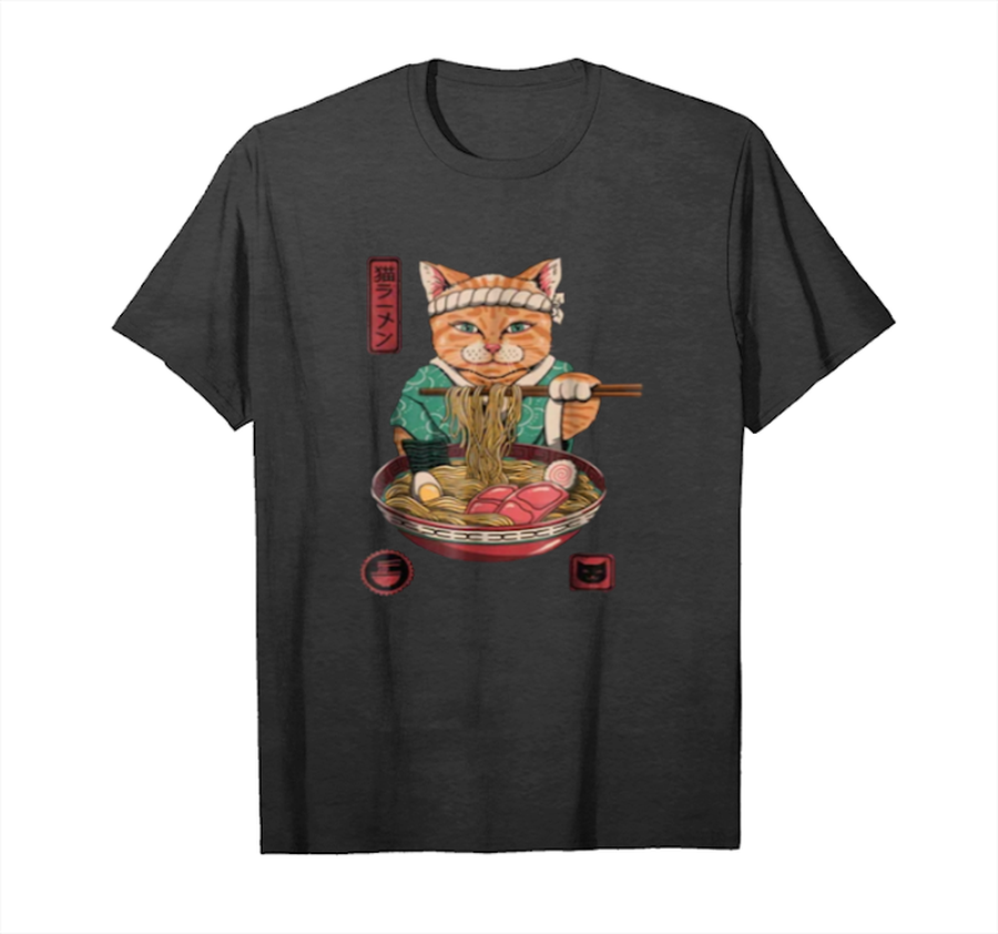 Order Cute Cat Ramen Shirt Ramen Cat Tshirt Gift Tee Unisex T-Shirt.png