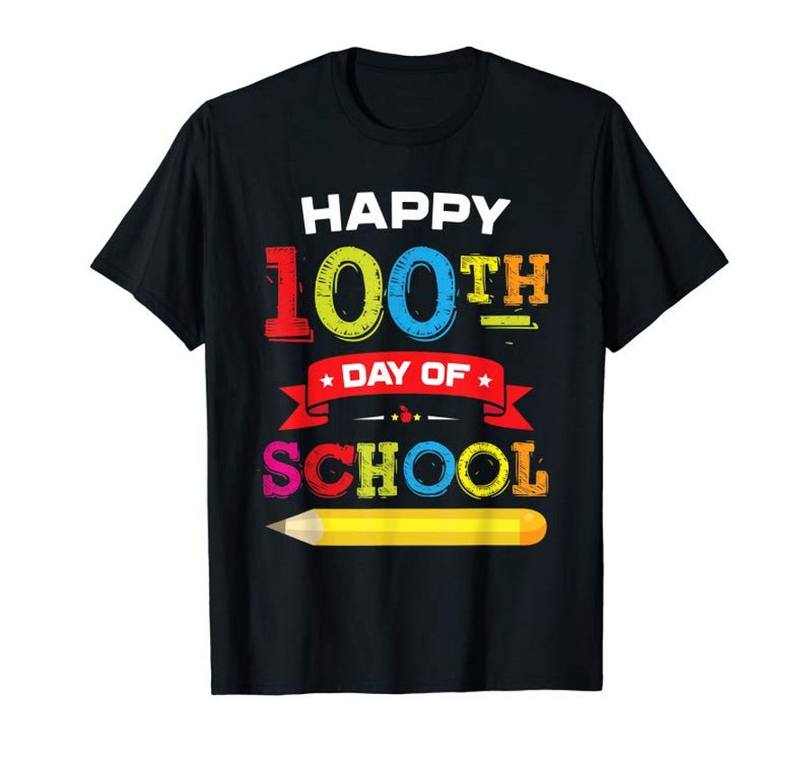 Order Happy 100th Day Of School T-Shirt For Teacher Student Gift
