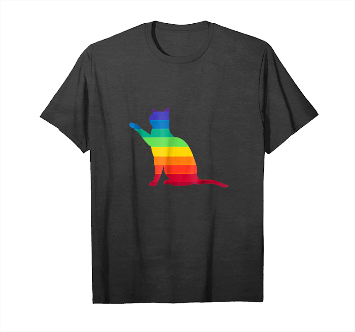 Order Lgbt Rainbow Gay Pride Cat Shirt Unisex T-Shirt
