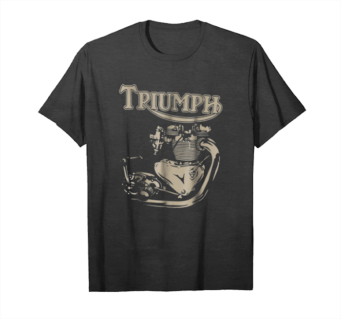 Order Now New Triumph Engine Motorcycle Cycling Tshirt Unisex T-Shirt
