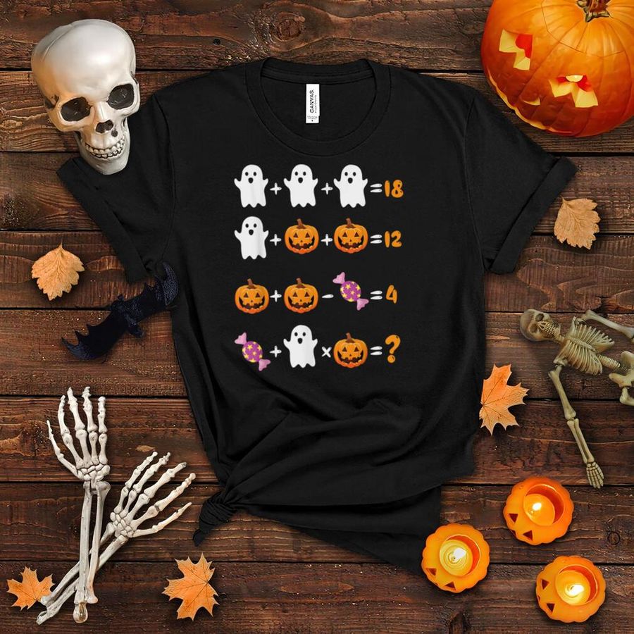 Order of Operations Funny Halloween Math Teacher Quiz Fun T Shirt