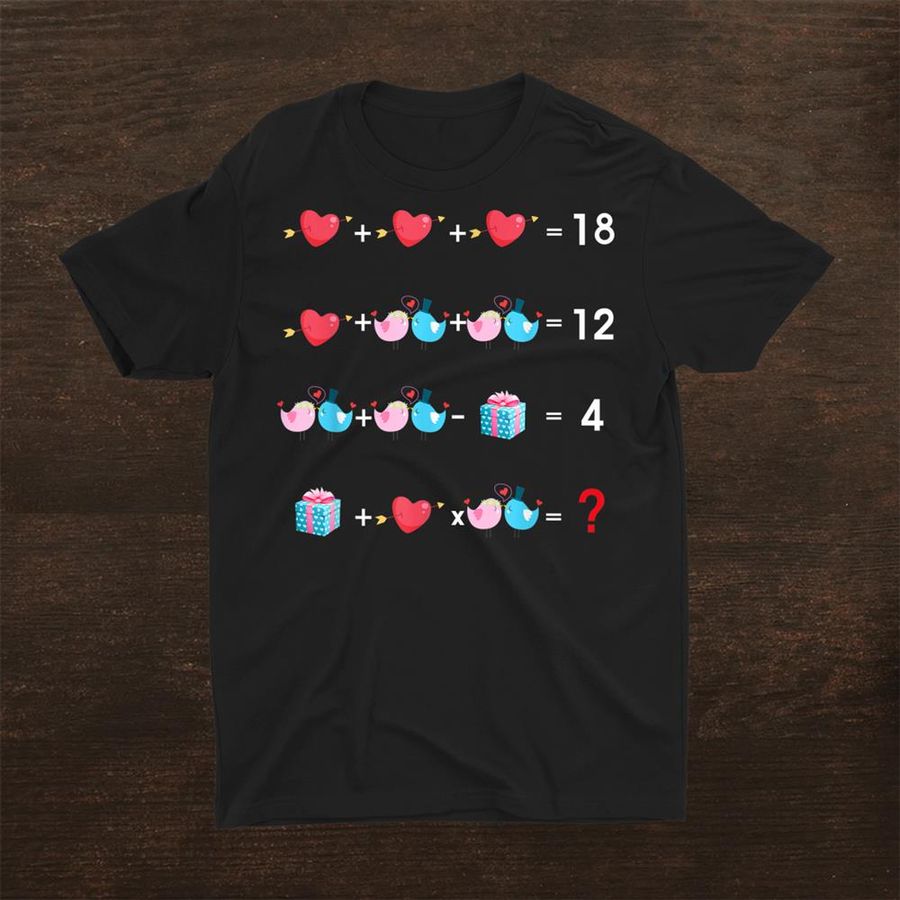 Order Of Operations Quiz Valentine Math Teacher V Day Shirt