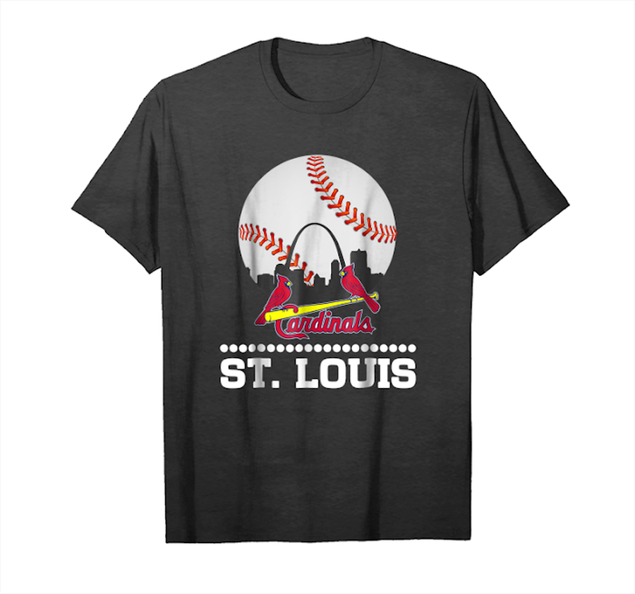 Order Saint Louis Red Cardinal T Shirt Ball With Skyline City Unisex T-Shirt.png