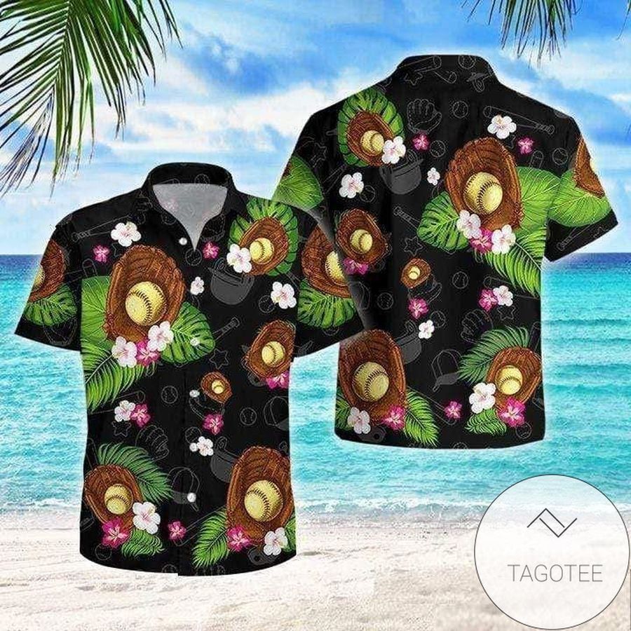 Order Softball Beach Vibe Tropical Hawaiian Aloha Shirts Dh