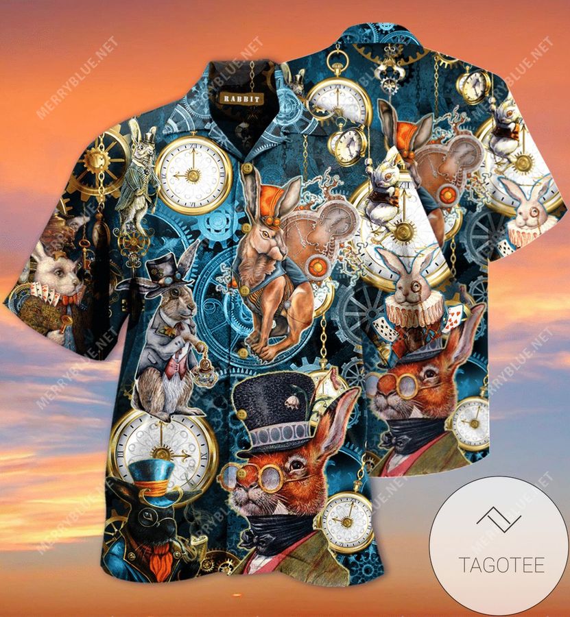 Order Steampunk Bunny Authentic Hawaiian Shirt 2022