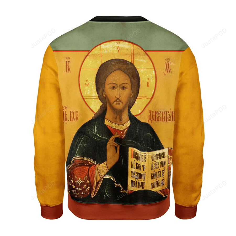 Orthodox Jesus Ugly Christmas Sweater All Over Print Sweatshirt Ugly.png