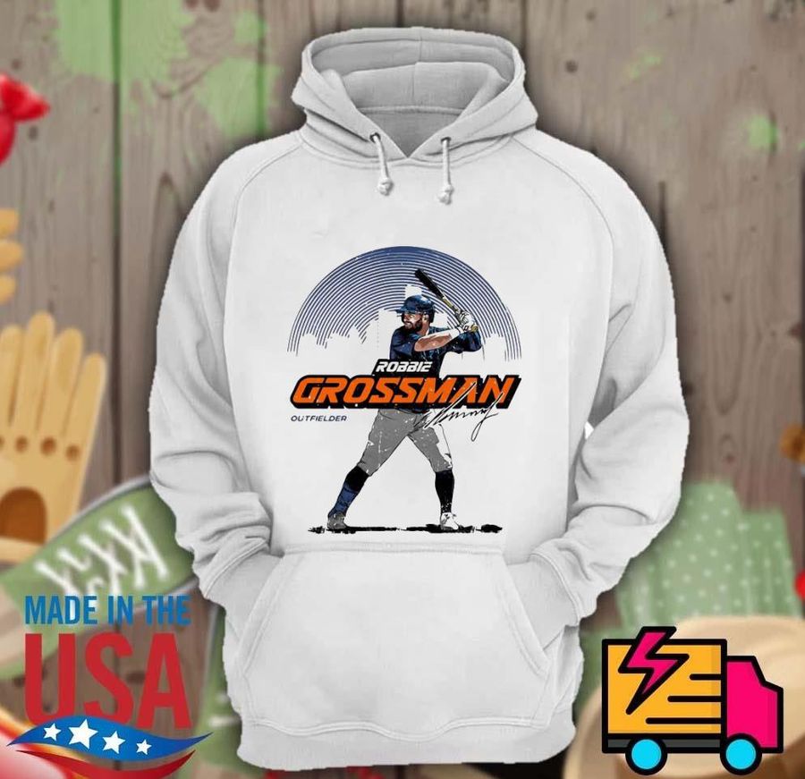 Outfielder Robbie Grossman Skyline Signature Shirt