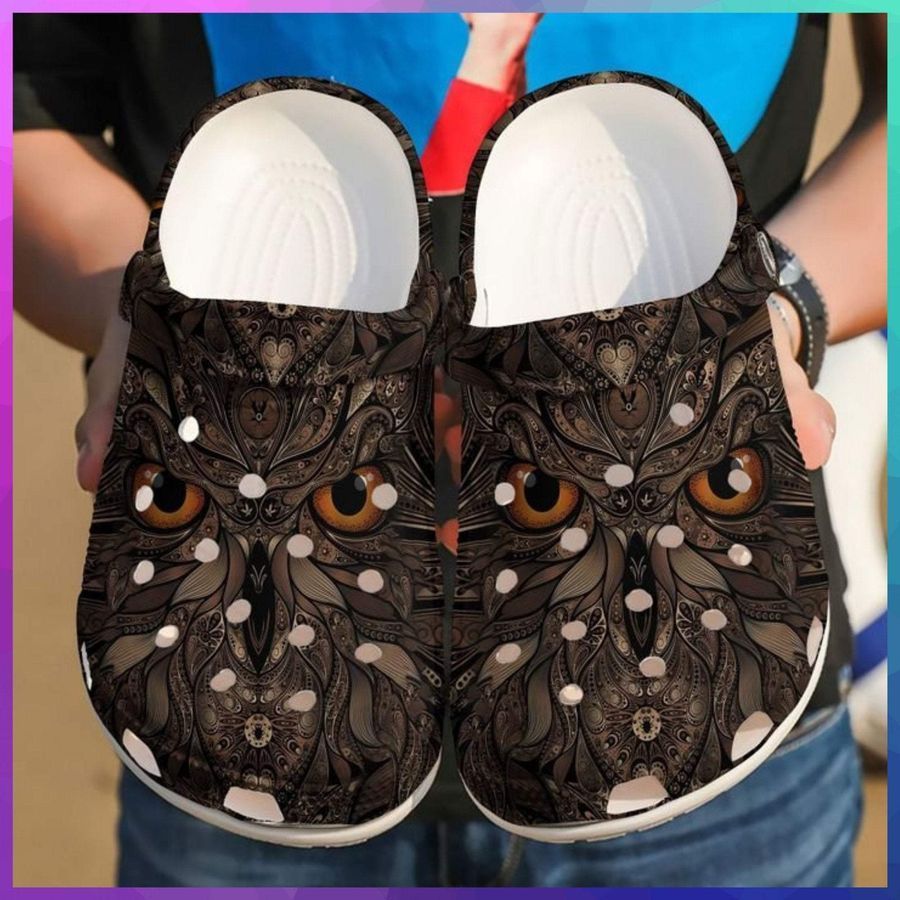 Owl Pattern Crocs Crocband Clog