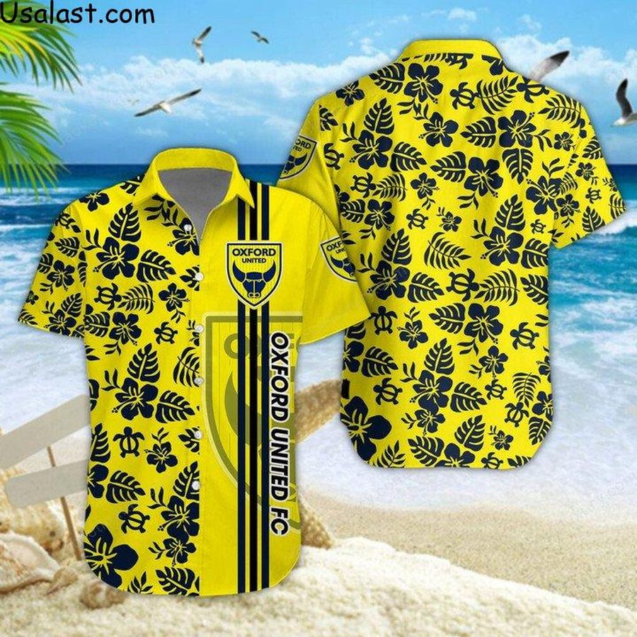Oxford United F.C Tropical Flower 3D T-Shirt, Hawaiian Shirt And Baseball Jersey – Hothot