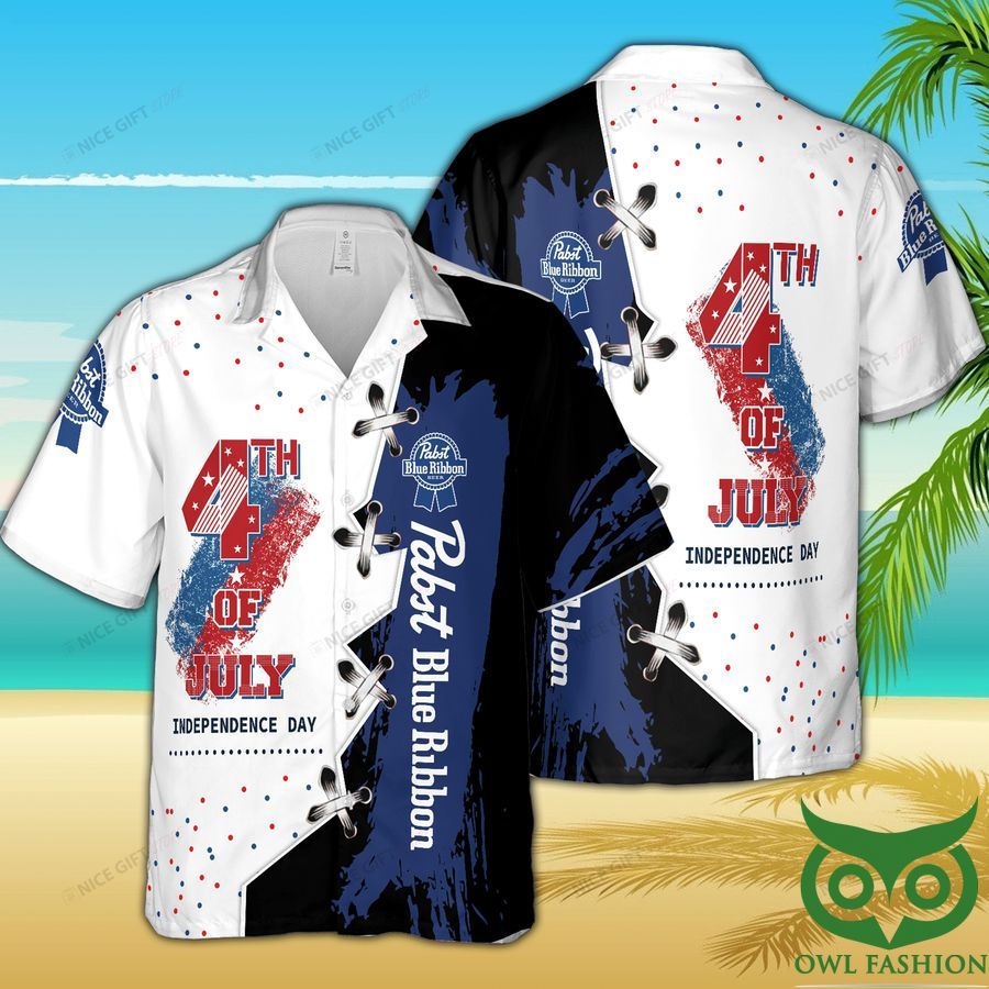 Pabst Blue Ribbon 4th of July Independence Day Hawaii 3D Shirt