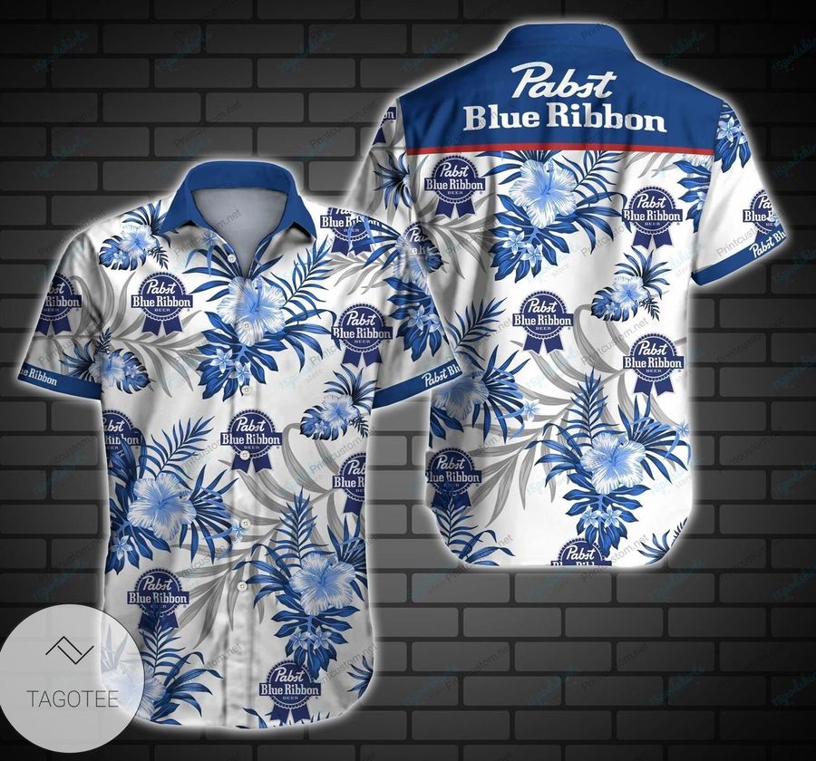 Pabst Blue Ribbon Style 2 Hawaiian Shirt