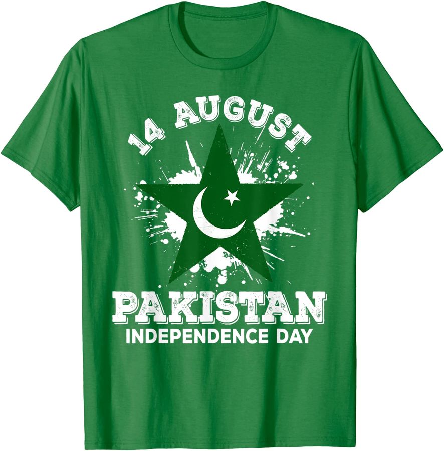 Pakistan Flag 14 August Tees Independence Day Men Women Kids