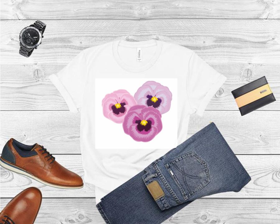 Pansies, three flowers Classic T Shirt