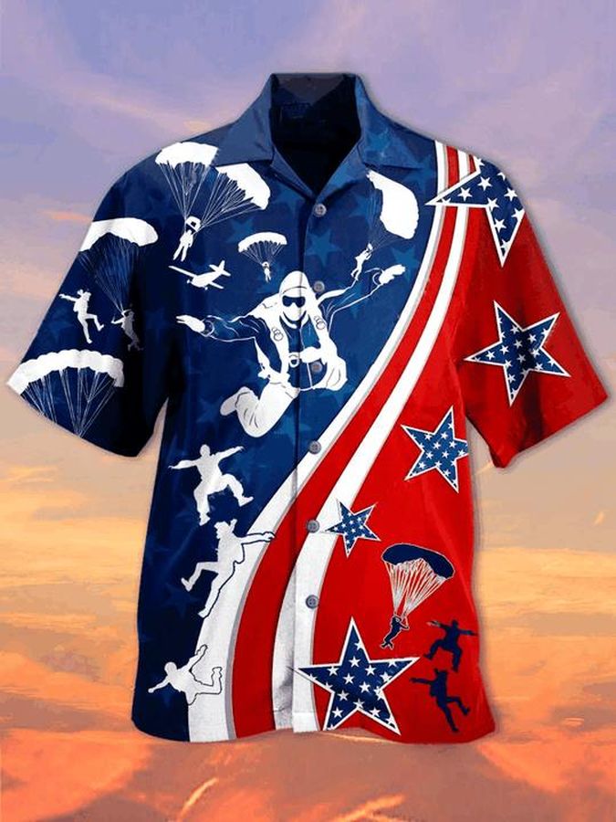 Parachute Hawaiian Shirt Pre12569, Hawaiian shirt, beach shorts, One-Piece Swimsuit, Polo shirt, Personalized shirt, funny shirts, gift shirts