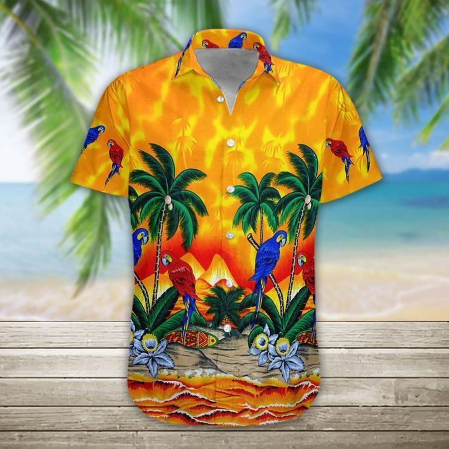 Parrot Hawaiian Shirt Pre12521, Hawaiian shirt, beach shorts, One-Piece Swimsuit, Polo shirt, Personalized shirt, funny shirts, gift shirts