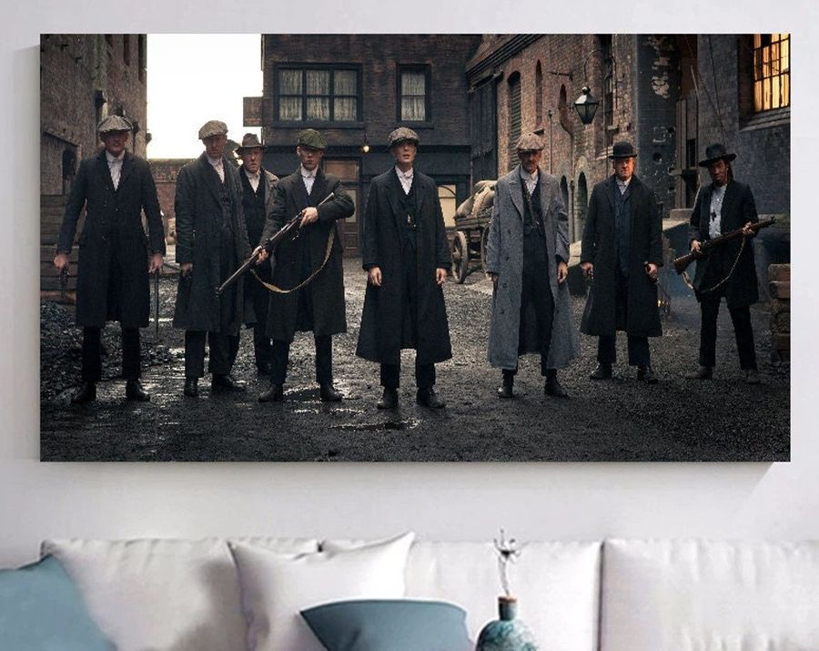 Peaky Blinders Poster, Thomas Shelby Poster, Peaky Blinders Canvas, Peaky Blinders Wall Art, TV Series Poster Art, Peaky Blinders Wall Decor