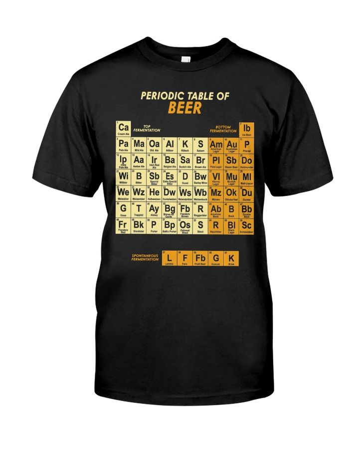Periodic Beer T-shirt Size S To 5XL