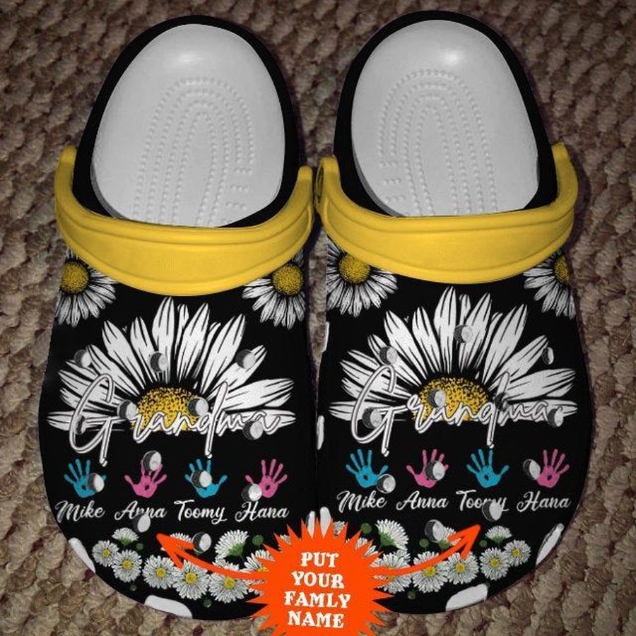 Personalization Awesome Grandma Crocs Clog Shoes