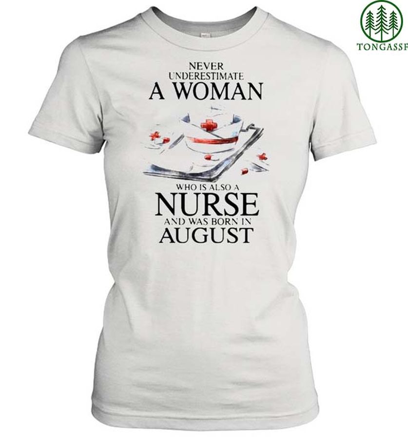 Personalized Birth Month Never underestimate a woman also a nurse