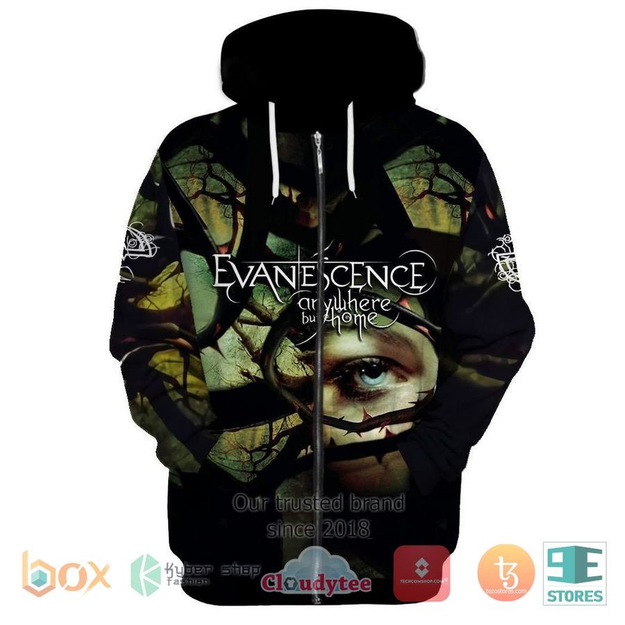 Personalized Evanescence Anywhere but Home Zip hoodie – LIMITED EDITION