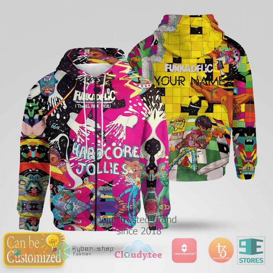 Personalized Funkadelic Hardcore Jollies Zip hoodie – LIMITED EDITION