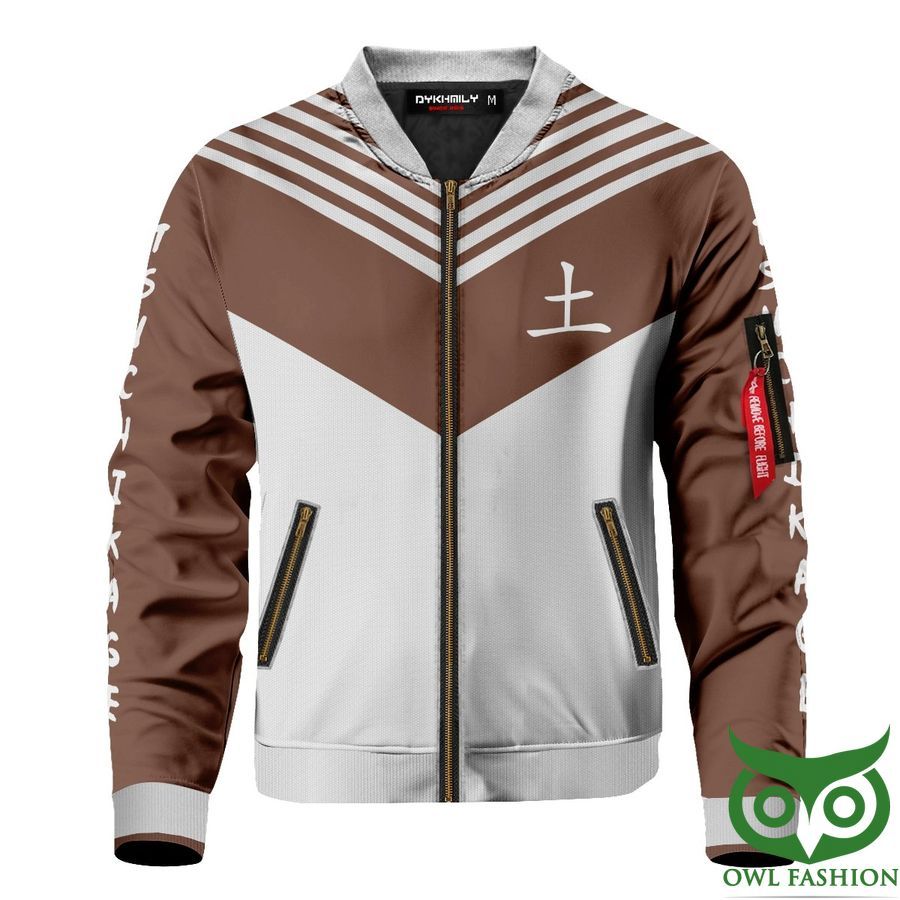 Personalized Tsuchikage Naruto Printed Bomber Jacket