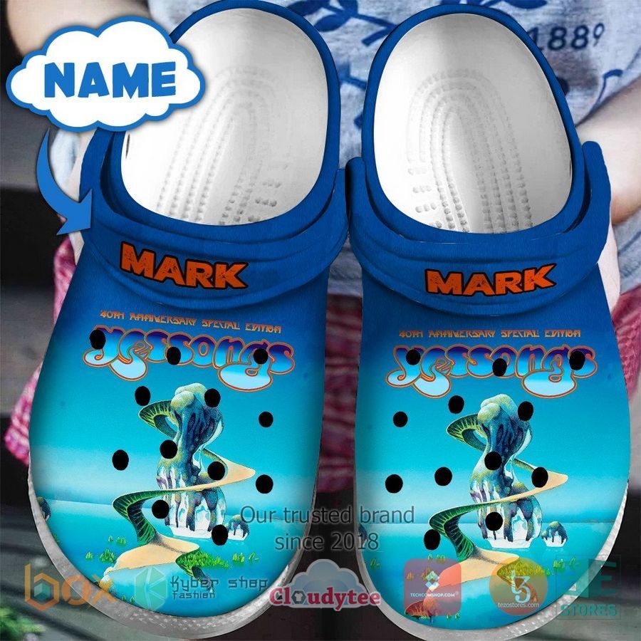 Personalized Yes Band 40th Anniversary Special Edition Crocband Clog – LIMITED EDITION