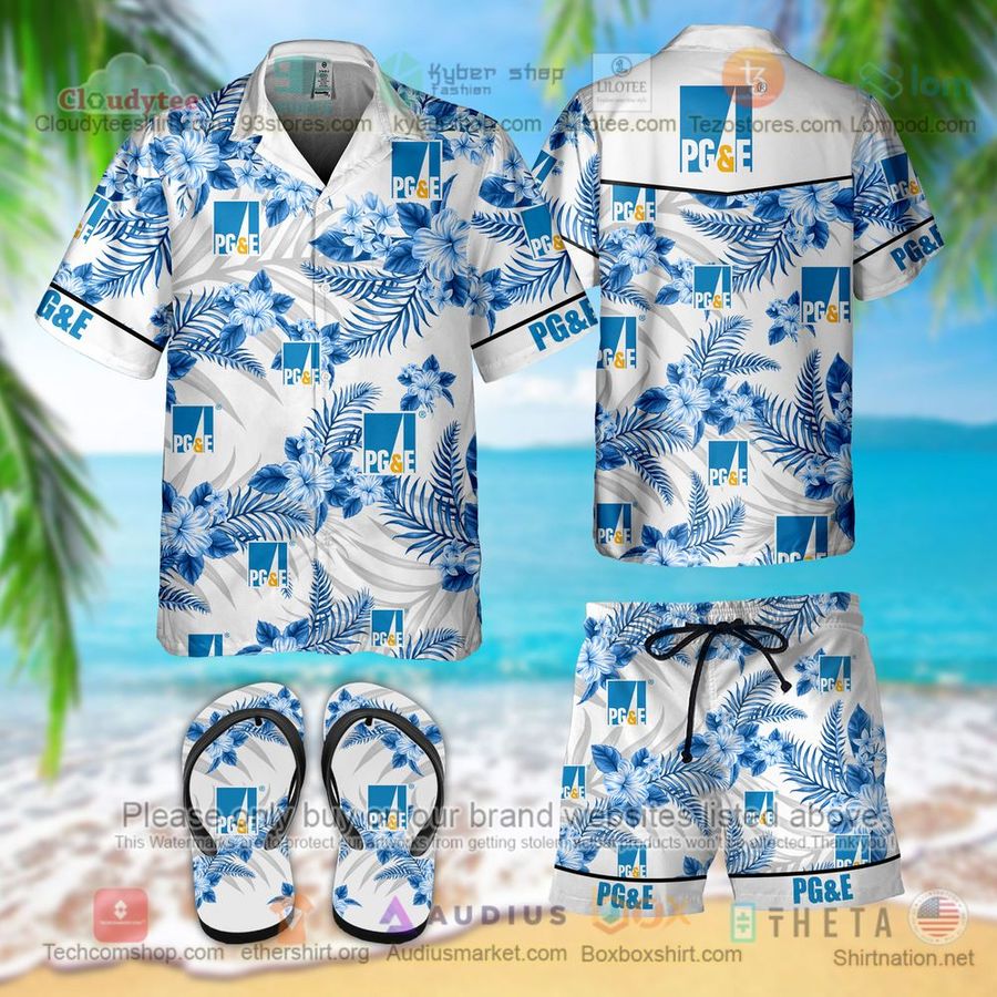 PG&E Hawaiian Shirt, Short – LIMITED EDITION