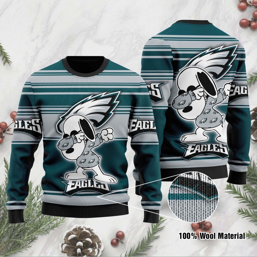 Philadelphia Eagles D Full Printed Sweater Shirt For Football Fan