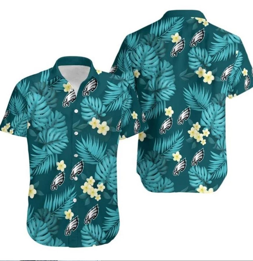 Philadelphia Eagles Flowers Gift For Fan Hawaiian Shirt 6