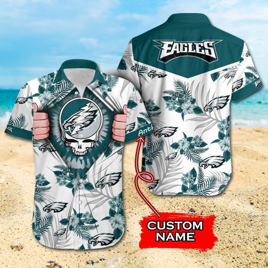 Philadelphia Eagles Grateful Dead Gift For Fan Personalized Hawaii