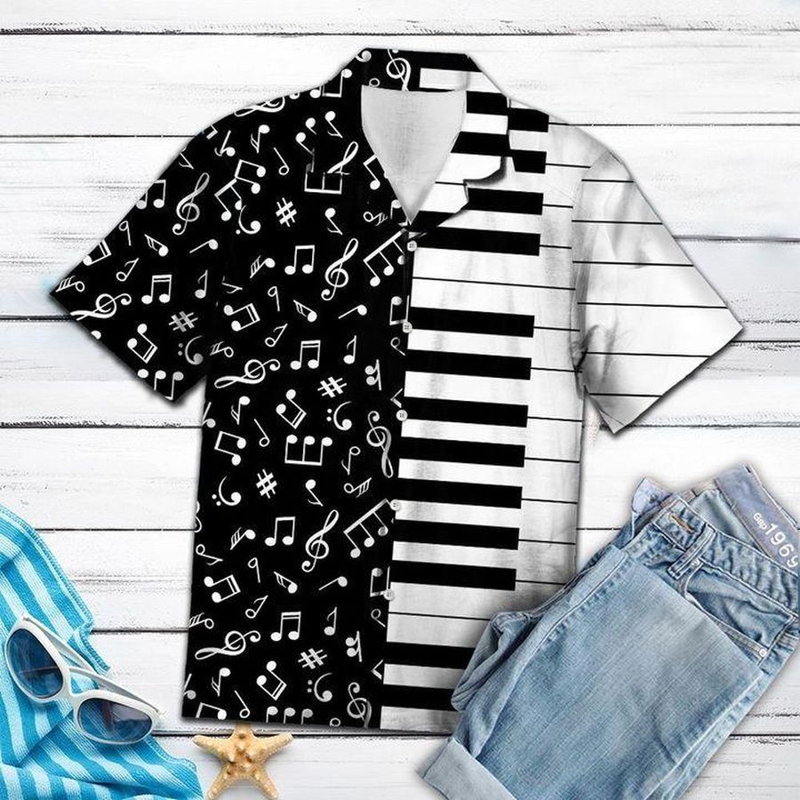 Piano Hawaiian Shirt Pre12527, Hawaiian shirt, beach shorts, One-Piece Swimsuit, Polo shirt, Personalized shirt, funny shirts, gift shirts