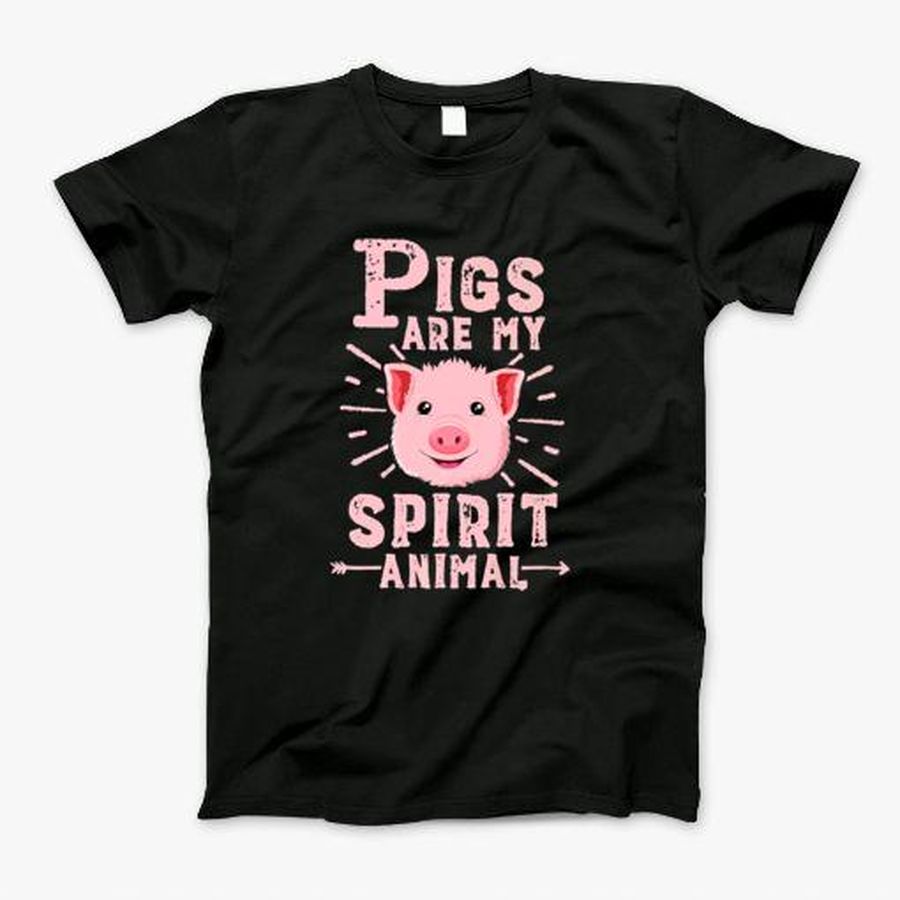 Pigs Are My Spirit Animal Shirt Women Funny Farmer Kawaii T-Shirt, Tshirt, Hoodie, Sweatshirt, Long Sleeve, Youth, Personalized shirt, funny shirts