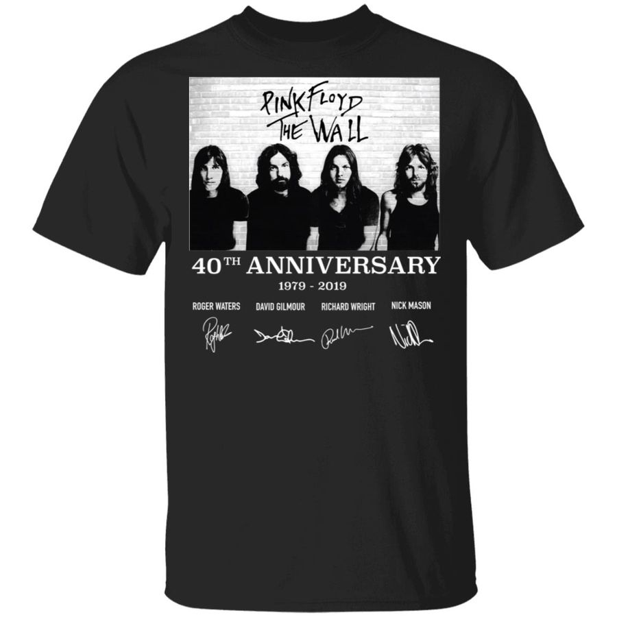 Pink Floyd The Wall 40th Anniversary Signed Shirt, hoodie