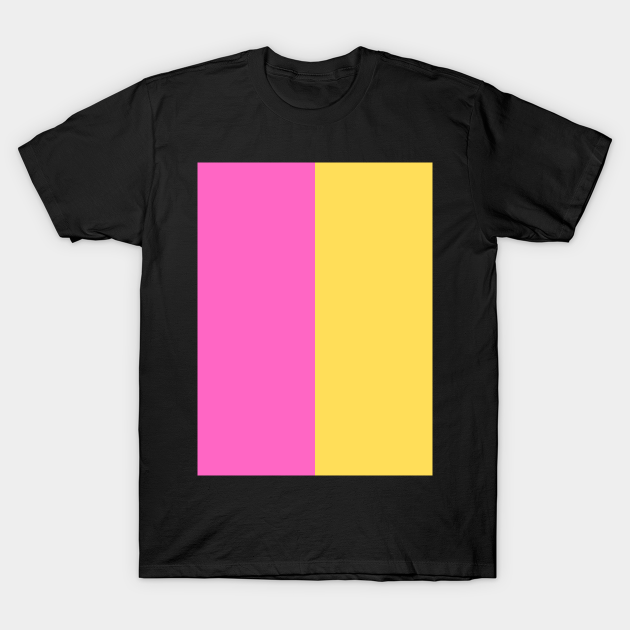 Pink Yellow Shades Striped Line Blocks Geometric Pattern T-shirt, Hoodie, SweatShirt, Long Sleeve
