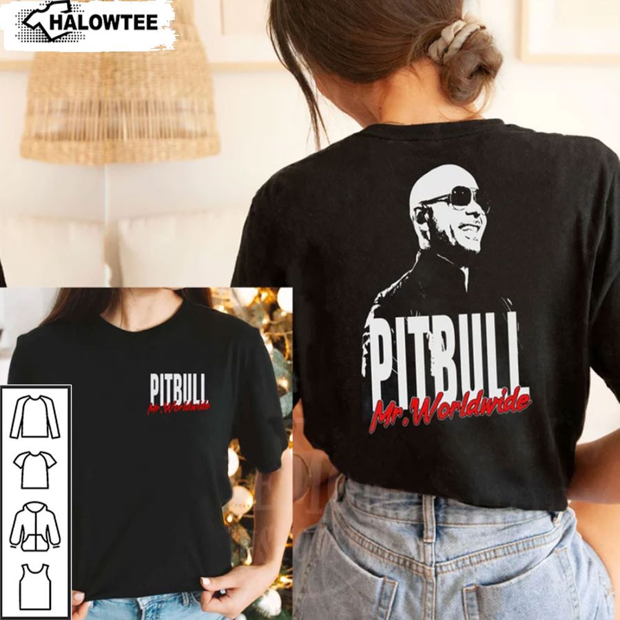 Pitbull Can't Stop Us Now Tour Date Tee, Pitbull Summer Tour Shirt