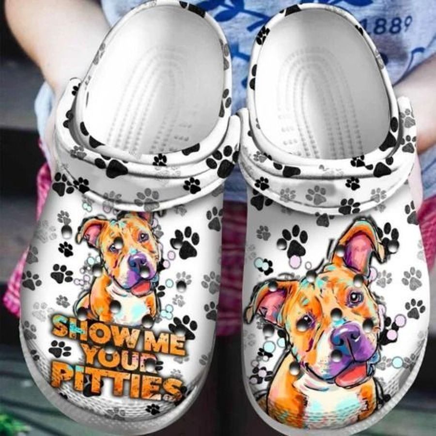 Pitbull Show Me Your Pitties Crocs Crocband Shoes  Hothotth-151020