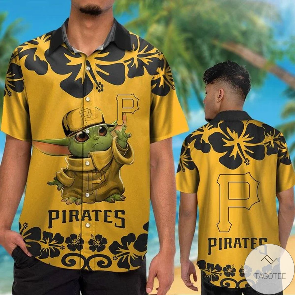 Pittsburgh Pirates Baby Yoda Hawaiian Shirt