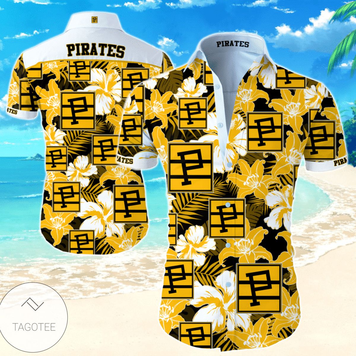 Pittsburgh Pirates Lily Hawaiian Shirt