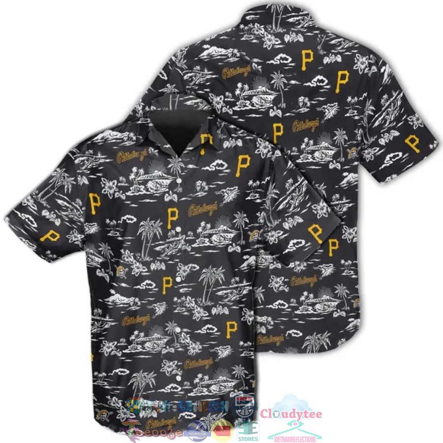 Pittsburgh Pirates MLB Hibiscus Palm Tree Hawaiian Shirt – Saleoff