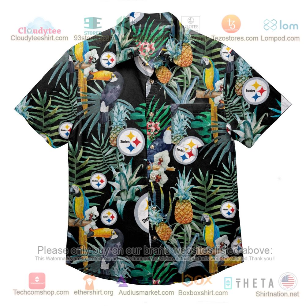 Pittsburgh Steelers Floral Hawaiian Shirt – LIMITED EDITION