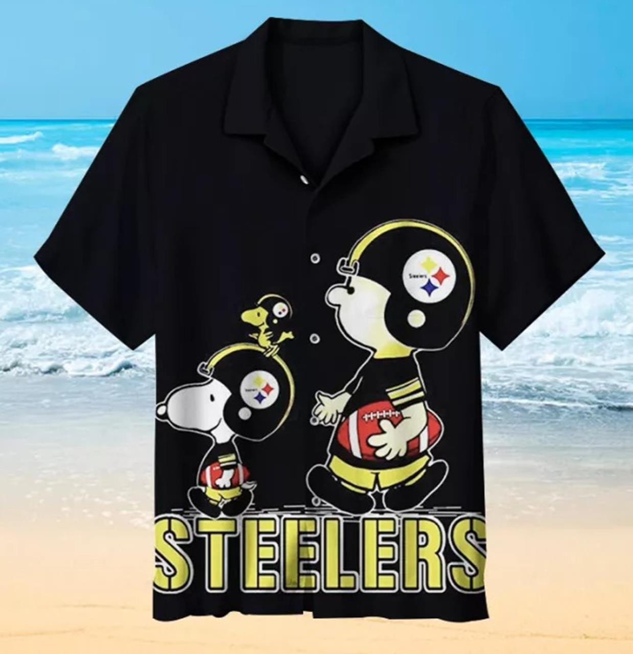 Pittsburgh Steelers Hawaiian Shirt Snoopy