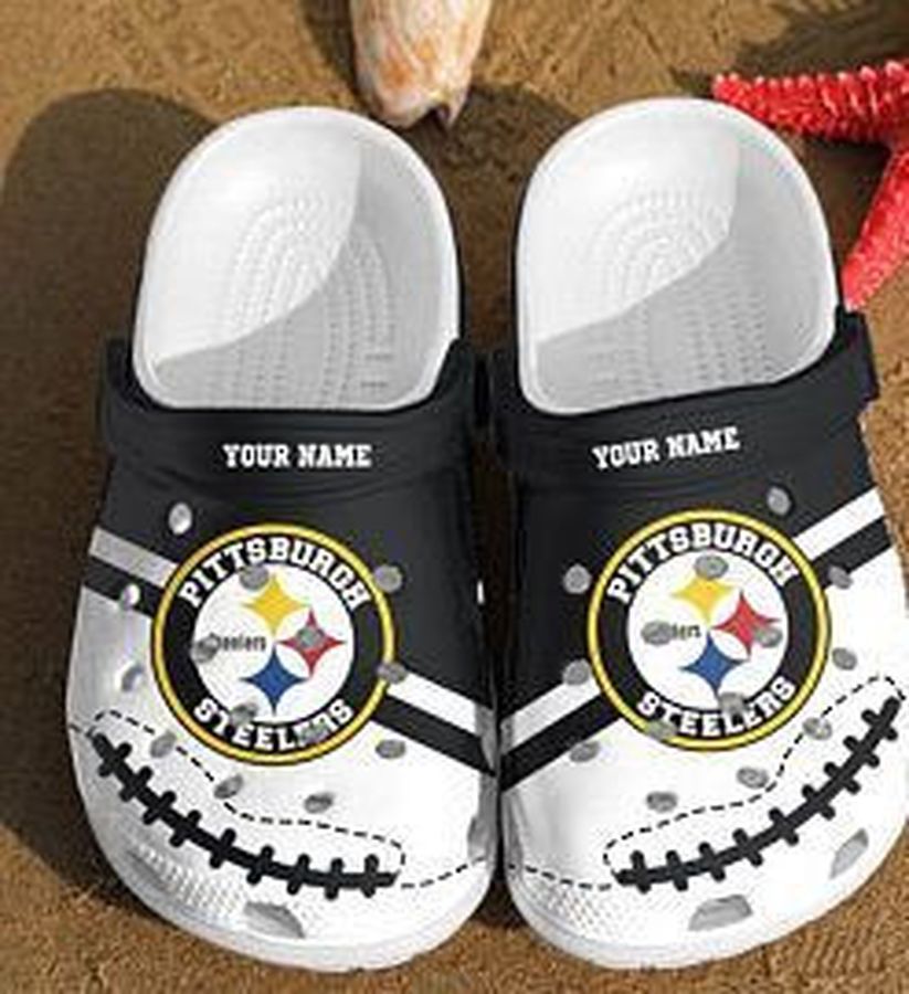 Pittsburgh Steelers  Personalized Pittsburgh Steelers Crocs Crocband Clogs Pittsburgh Steelers Classic Clogs Nfl Crocs For Men Women