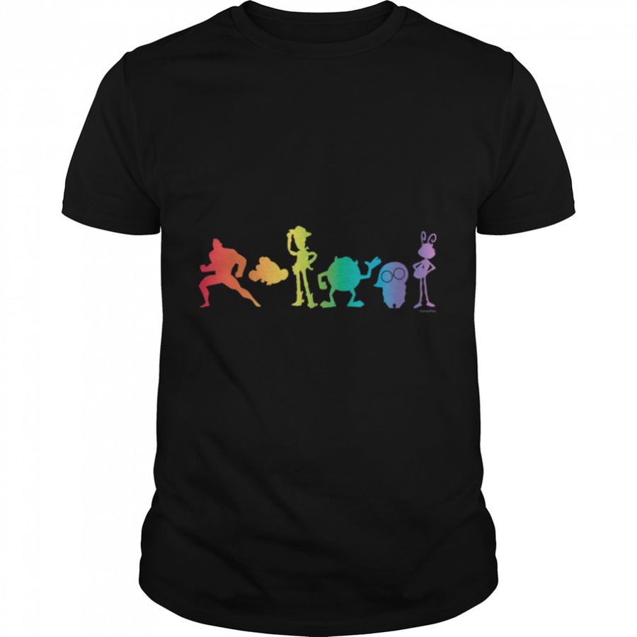 Pixar Character Line Up Pride T-Shirt B09V1S8BDW